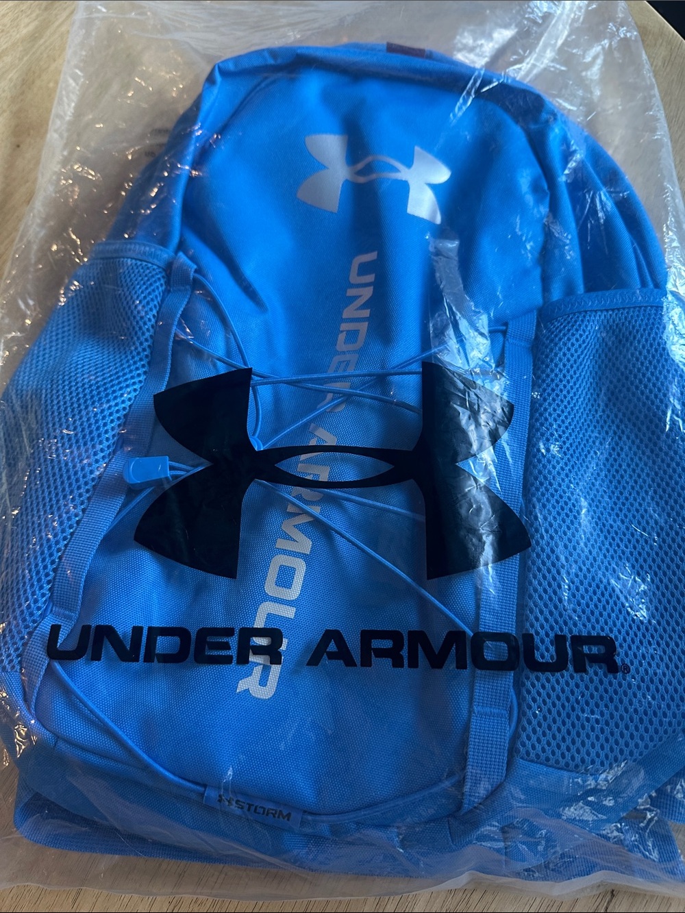 Under Armour Unisex Hustle Sport 6.0 Backpack Atlantis/Black/Metallic new - Picture 7 of 10